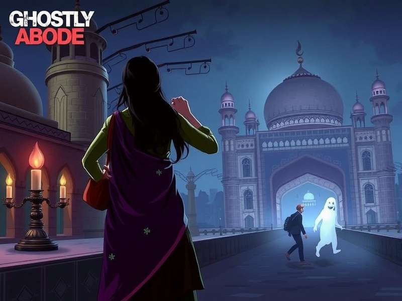 Ghostly Abode Delhi Cover Art - Mira Patel in Chandni Chowk